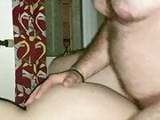 Big wet hairy pussy fucked and spread open for everyone to watch.
