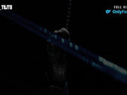 BDSM Hard Falaka Bastinado and Foot Torture on poor dirty slave girl MKsubtility chained in restraints
