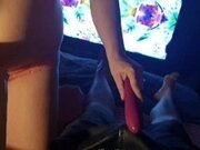 'â­ Kinky Pee Couple Part 2 - Alice Makes Him Wet His Shorts Teasing Him With Vibrator '