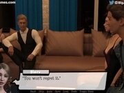 'Pandora's Box #16: Two lesbian swingers having fun with a strap-on (HD gameplay)'