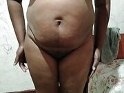 Tamil Aunt's  Strip Nude Show