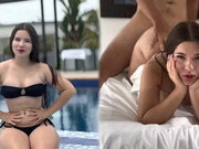 Sunny Day to Enjoy the Pool and a Good Dick at the Hotel