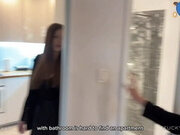 Young Slutty Realtor Accepts Payment with Dicks, Blowjobs and Sex