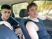 My Gay Taxi Driver Wants a Public Fuck! Latino Twinks Can't Wait to Fuck in The Woods!