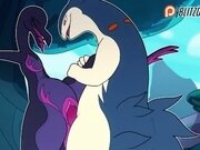 'Patreon/Blitzdrachin : Straight furry yiff animation , scalie , monster , cumshot , against the wall'