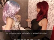Evelyn Creampied Me Behind The Red Curtain in the Bar