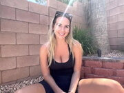 Blonde Hot Roommate Needs Help with Rent