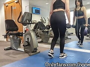 Gym Girl Pussy Stretched by Monster BBC (He Cums 3 Times!!)