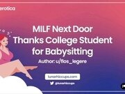 'ASMR MILF Next Door Thanks College Student for Babysitting by u/flos_legere [Audio Roleplay]'
