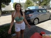 "Roadside - Hot Thick Latina Fucks Car Mechanic For Discount"
