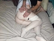 Sexy Couple Sex White Stockings Nurse