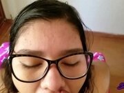 'POV Hot chubby anal, cum on her face.'
