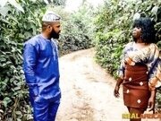 'Real African Amateur Couple Meets On Deserted Road For Some Sneaky Outdoor Fucking And Sucking Risking Getting Caught'
