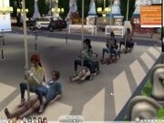 'The Sims 4:8 people pole dancing hot sex'