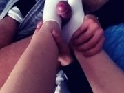 Young TEEN SOCKJOB with cute WHITE ankle socks and feet fucking with CUM|2::Teens,6::Amateur,30::POV,38::HD,46::Verified Amateurs,56::Feet,59::German