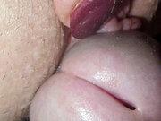 He shamelessly fucks my pussy while I'm bound and collared