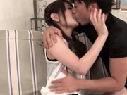 Horny Haruna Kawase gives a oral job in this uncensored JAV