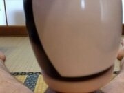'Noisy Japanese blowing toy suck me dry while I watch amazing 3 girls blowjob'