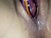 'blindfolded close up squirting playtime anal '
