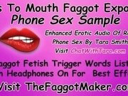 'Ass To Mouth Faggot Exposed Enhanced Erotic Audio Real Phone Sex Tara Smith Humiliation Cum Eating'