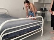 'Cuckold Watches His GF Get Fucked By His Friend And Oral Creampied'
