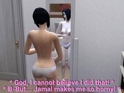 'DDSims - Cuckold Lets BBC Fuck his MILF Wife - Sims 4'