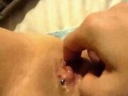 My very wet pierced pussy