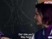'BUMSBESUCH - Busty Porn Star Anike Ekina Delights In Bartender's Cock - LETSDOEIT'