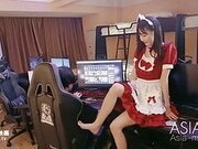 ModelMedia Asia-E-Sports Girlfriend-Chen Ke Xin-MAD-024-Best Original Asia Porn Video