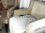 Banging His Big Fat Waist on the Couch Top