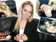 Blonde Teen Alexa Swizz with Big Clit Pickup and Talk to Casting Fuck