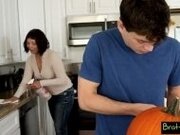 "Bratty sis She caught her brother fucking a pumpkin"