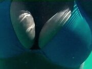 Highandhorny22 Tits out in a public pool!