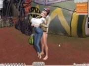 'The Sims 4: Hot sex in the desert storm'