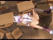 '3D HENTAI Schoolgirl in pink turned me on with dirty talk and allowed me to cum in pussy'