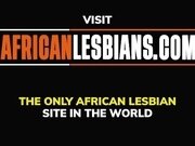 'Wet Bathroom Ebony Lesbians Licking and Fingering'