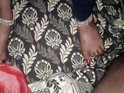 My hubby removed my dress and rubbing my pussy when i was in bed i was shocked