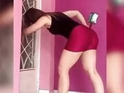 Kelly Vadia Malhando o Rabo