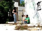 Lovers fuck an an Lost Place Outdoor