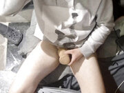 Masturbate on My Private Place in Socks,cap and Hood