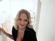 Cock hungry estate agent Nina Heels lures you in with her