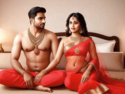 Hot indian housewife excited for sex with office boss