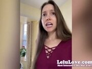 'Babe eating six THOUSAND calories then regretting it and two creampie closeups & lots more behind the scenes fun - Lelu Love'