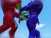 'Furry Monsters and Alien Double Anal Squirting Orgasm'