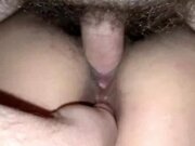 'Horny milf gets a finger in her ass while fucked from behind'