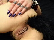 Girl Anal Play with Tail Butt Plug