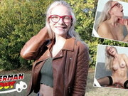 Fit Blonde Glasses Girl Vivi Vallentine Pickup and Talk to Casting Fuck