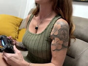 Milf Plays Playstation with Her Best Friend's Husband