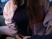 Beautiful Passenger Pays For the Trip By Masturbating in Front of Me. AnnaHomeMix