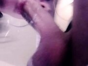'Mrs.wicked gives a slobbering DEEPTHROAT blowjob for CLOSE UP FACIAL'